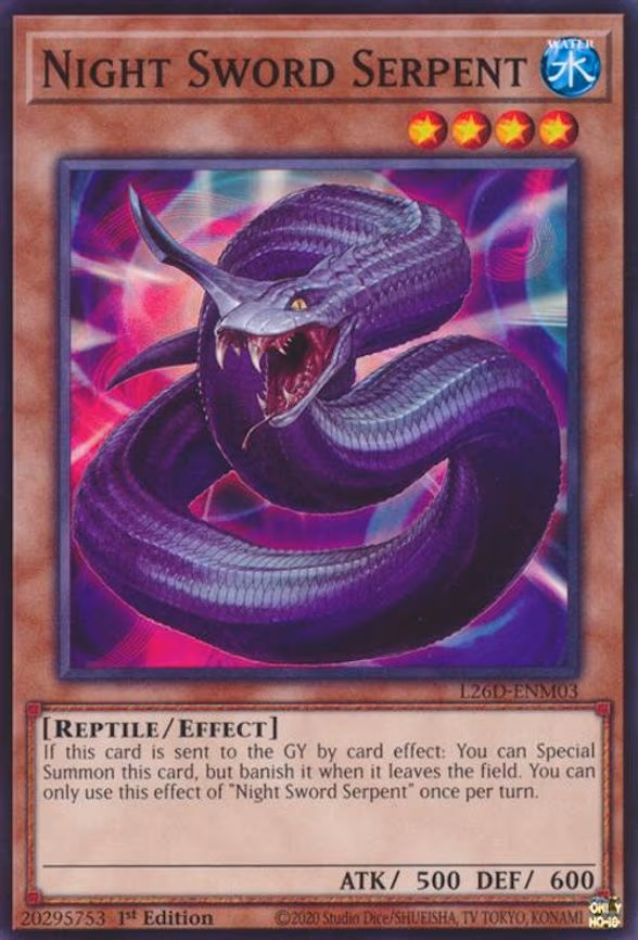 Night Sword Serpent - Common (L26D-ENM03)