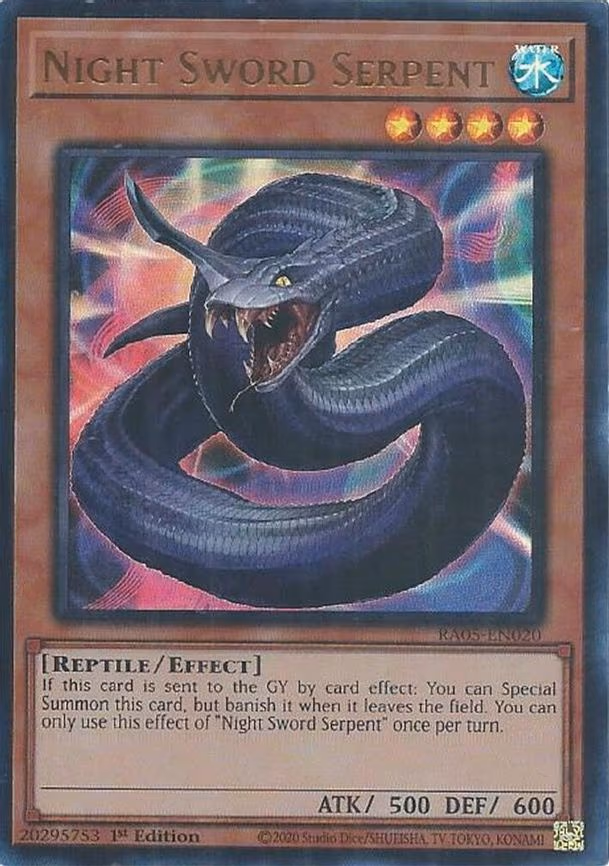 Night Sword Serpent - Ultra Rare (RA05-EN020)