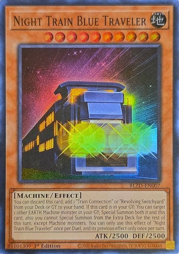 Night Train Blue Traveler - Super Rare (BLZD-EN007)