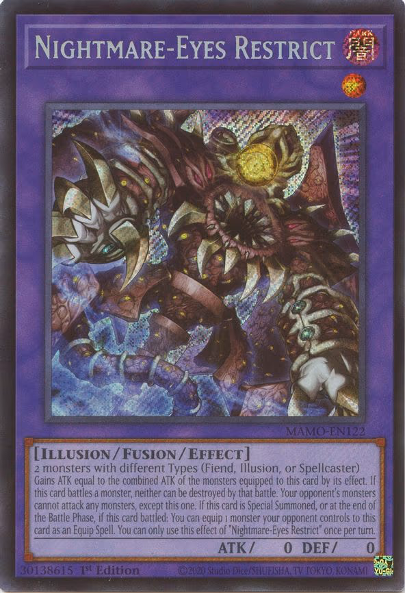 Nightmare-Eyes Restrict - Secret Rare (MAMO-EN122)
