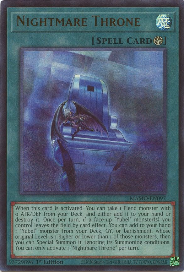 Nightmare Throne - Ultra Rare (MAMO-EN097)