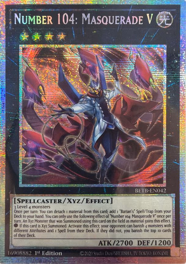 Number 104: Masquerade V - Starlight Rare (BETB-EN042)