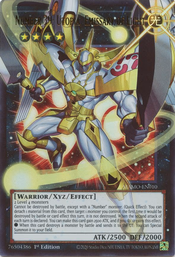 Number 39: Utopia, Emissary of Light - Ultra Rare (MAMO-EN010)