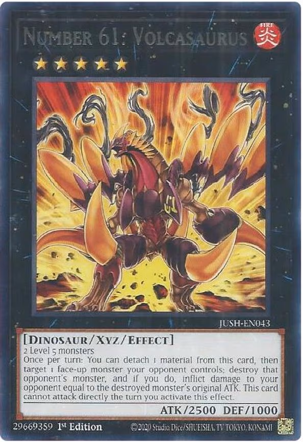 Number 61: Volcasaurus
