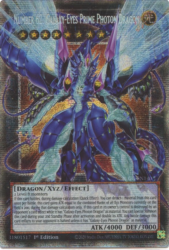 Number 62: Galaxy-Eyes Prime Photon Dragon