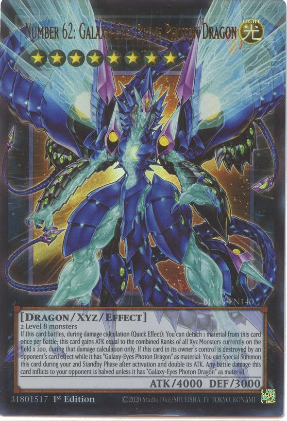 Number 62: Galaxy-Eyes Prime Photon Dragon - Ultra Rare (BLGG-EN140)