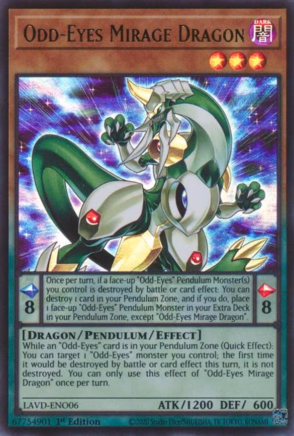 Odd-Eyes Mirage Dragon - Ultra Rare (LAVD-ENO06)
