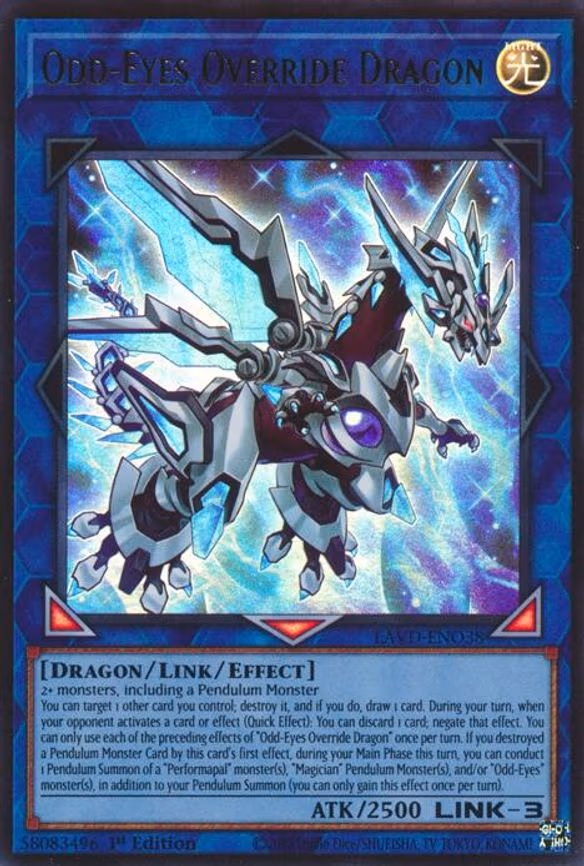 Odd-Eyes Override Dragon - Ultra Rare (LAVD-ENO38)