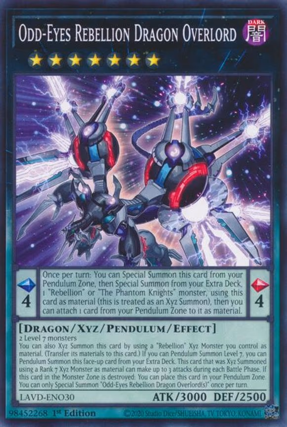 Odd-Eyes Rebellion Dragon Overlord - Common (LAVD-ENO30)