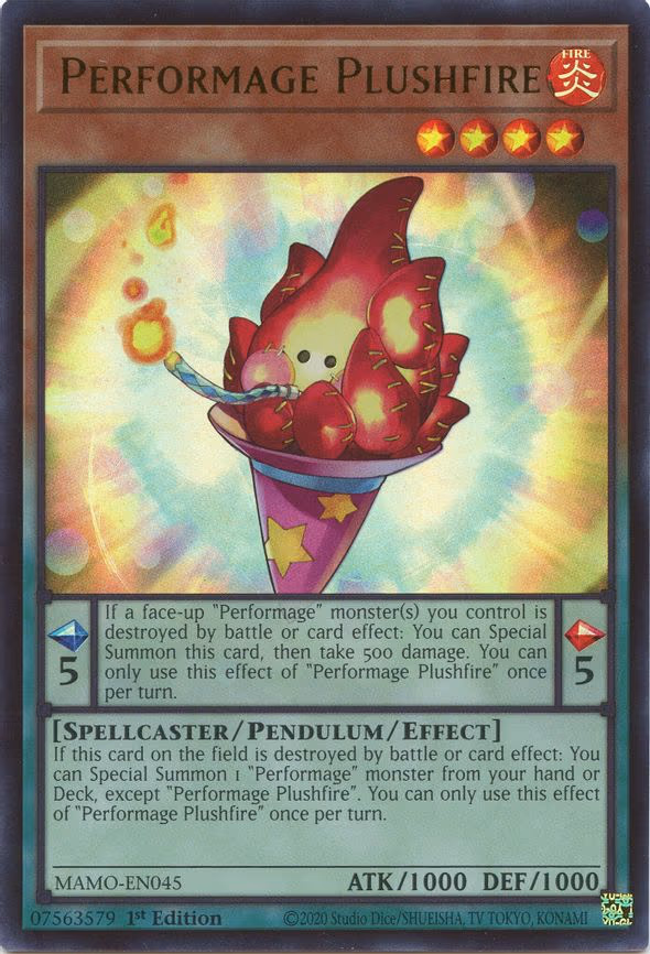 Performage Plushfire - Ultra Rare (MAMO-EN045)