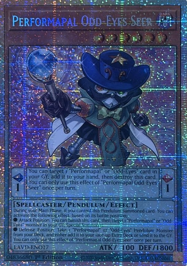 Performapal Odd-Eyes Seer - Starlight Rare (LAVD-ENO17)