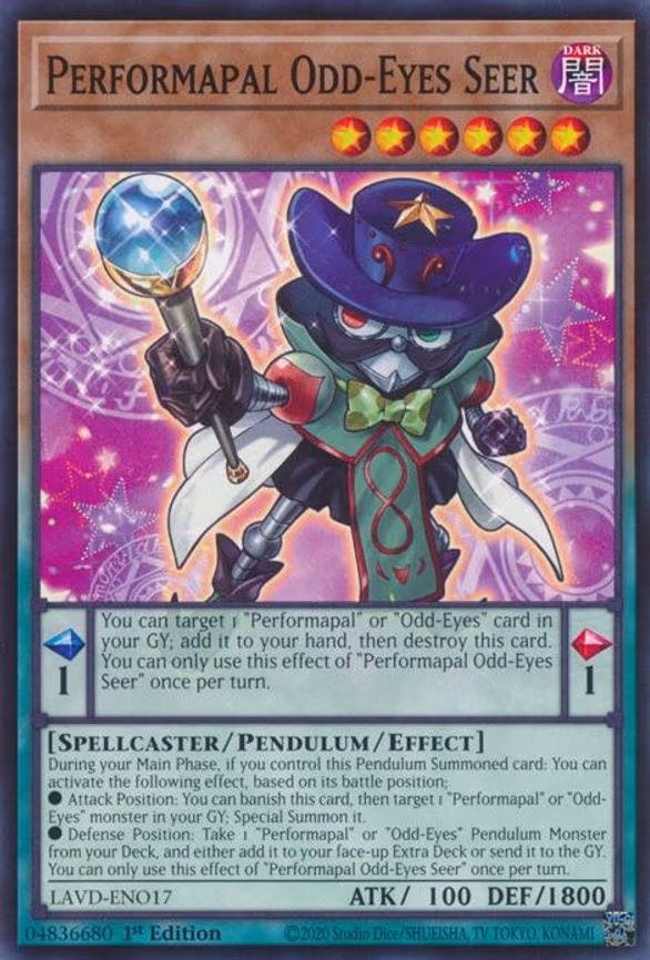 Performapal Odd-Eyes Seer - Common (LAVD-ENO17)