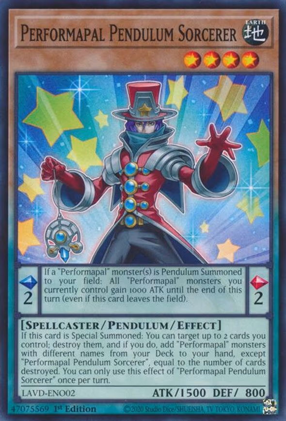 Performapal Pendulum Sorcerer - Common (LAVD-ENO02)