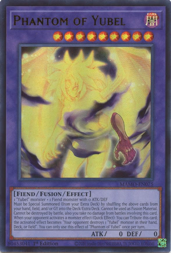 Phantom of Yubel - Ultra Rare (MAMO-EN075)