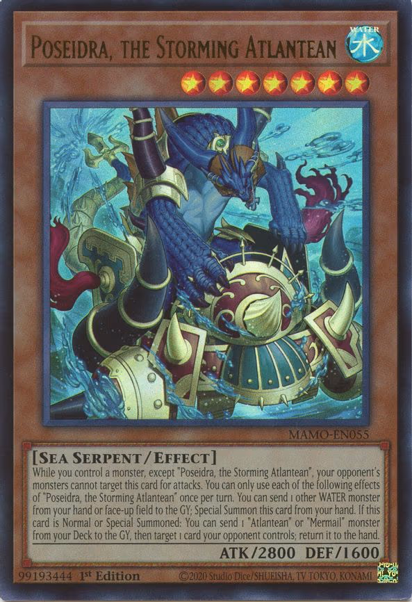 Poseidra, the Storming Atlantean - Ultra Rare (MAMO-EN055)