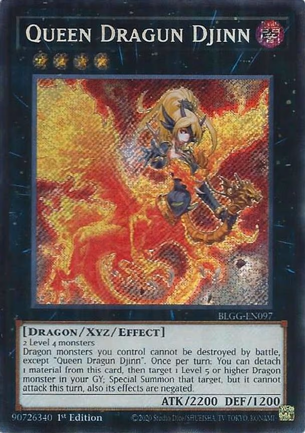 Queen Dragun Djinn - Secret Rare (BLGG-EN097)