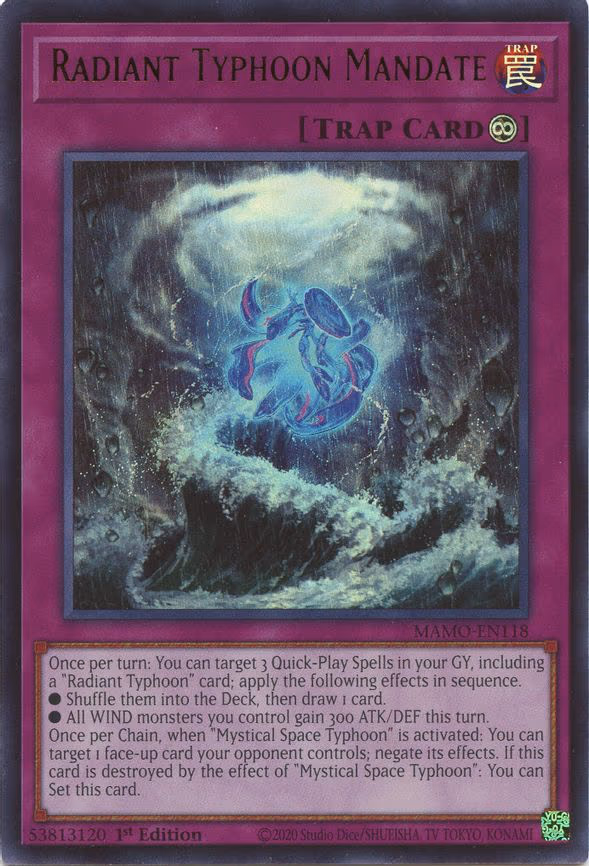 Radiant Typhoon Mandate - Ultra Rare (MAMO-EN118)