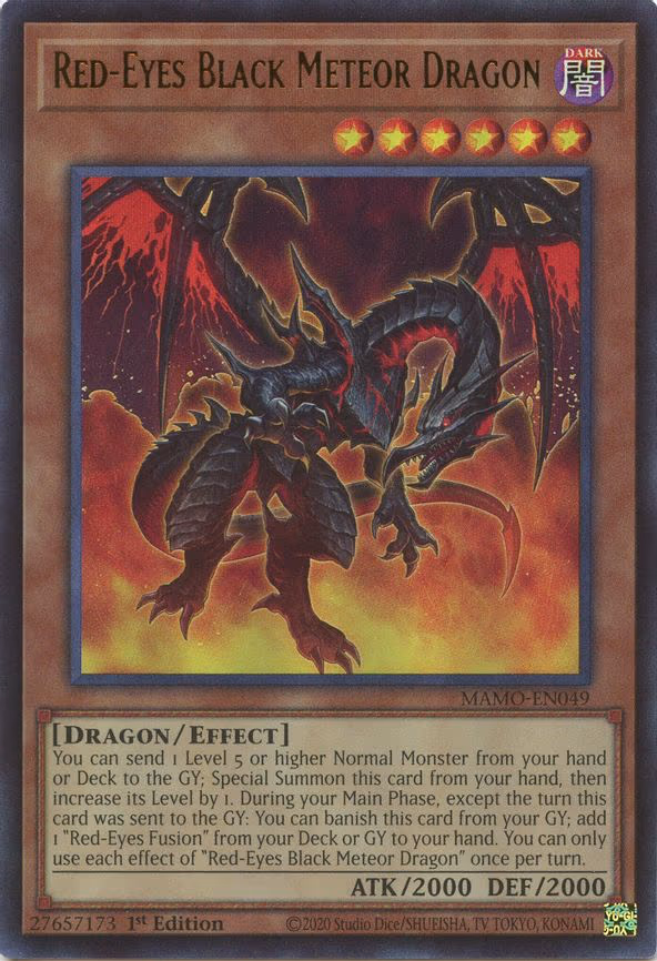 Red-Eyes Black Meteor Dragon - Ultra Rare (MAMO-EN049)