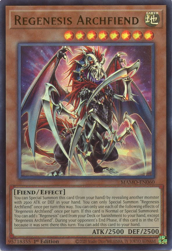 Regenesis Archfiend - Ultra Rare (MAMO-EN060)