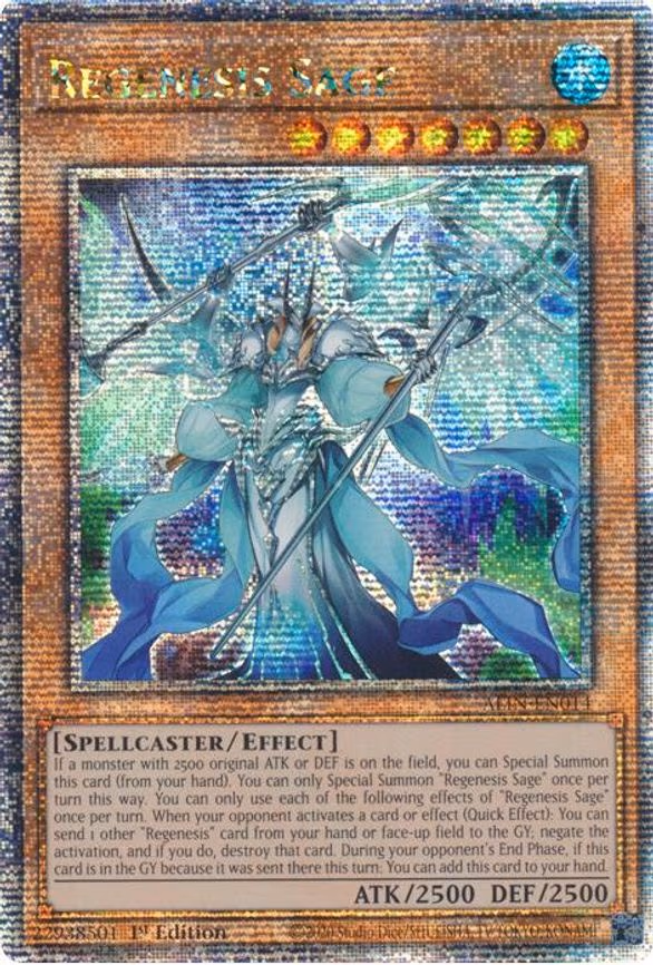 Regenesis Sage - Quarter Century Secret Rare (ALIN-EN014)