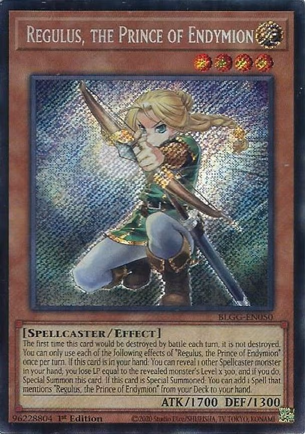 Regulus, the Prince of Endymion - Secret Rare (BLGG-EN050)