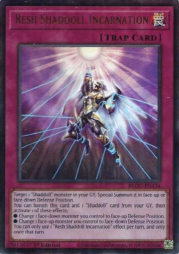 Resh Shaddoll Incarnation - Ultra Rare (BLGG-EN134)