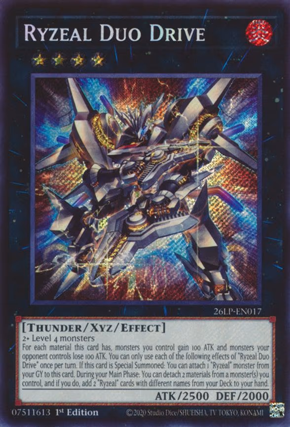 Ryzeal Duo Drive - Secret Rare (26LP-EN017)