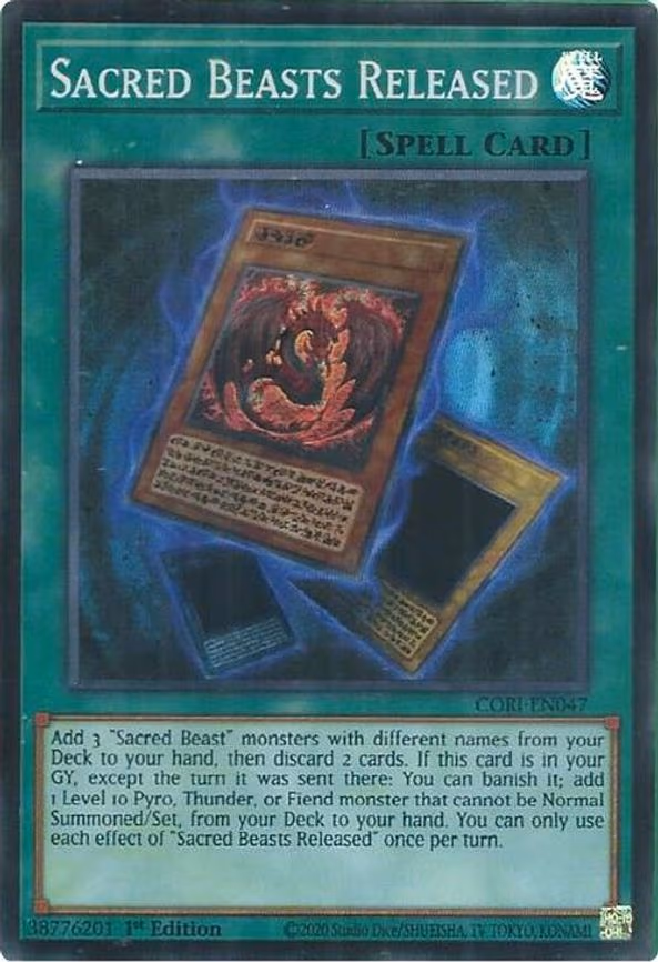 Sacred Beasts Released - Super Rare (CORI-EN047)