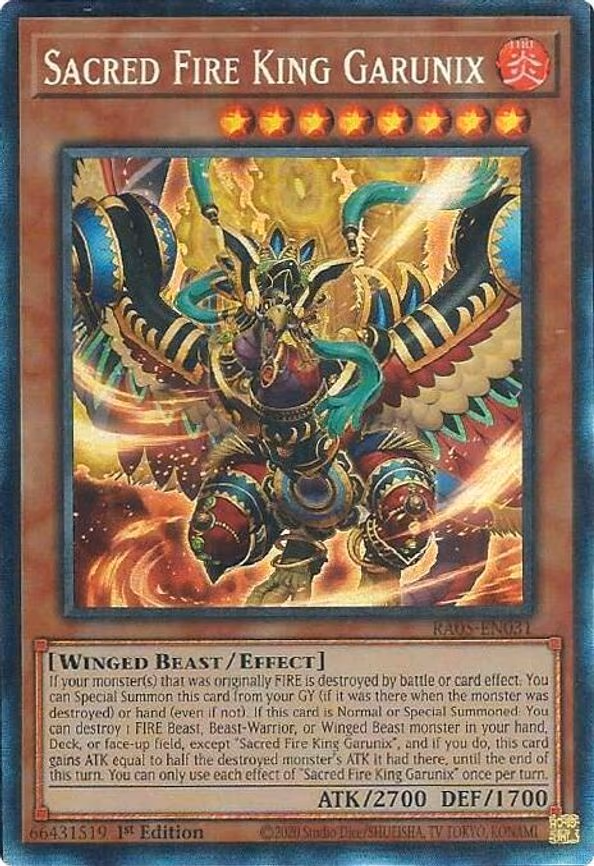 Sacred Fire King Garunix