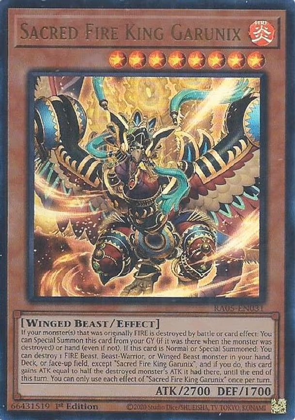 Sacred Fire King Garunix