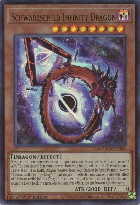 Schwarzschild Infinity Dragon - Ultra Rare (MAMO-EN053)