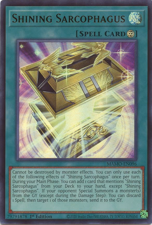 Shining Sarcophagus - Ultra Rare (MAMO-EN096)
