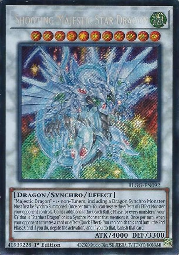 Shooting Majestic Star Dragon - Secret Rare (BLGG-EN092)