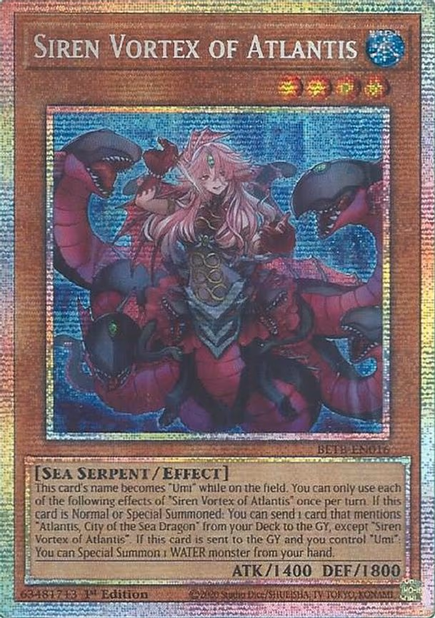 Siren Vortex of Atlantis - Starlight Rare (BETB-EN016)