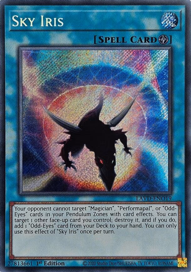 Sky Iris - Secret Rare (LAVD-ENO19)