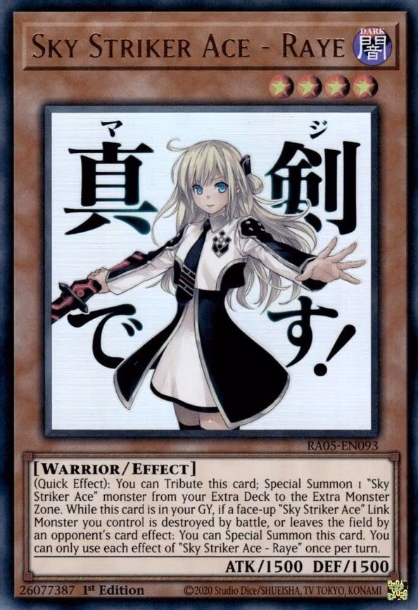 Sky Striker Ace - Raye