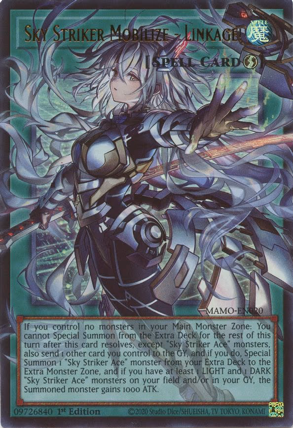 Sky Striker Mobilize - Linkage! - Ultra Rare (MAMO-EN020)