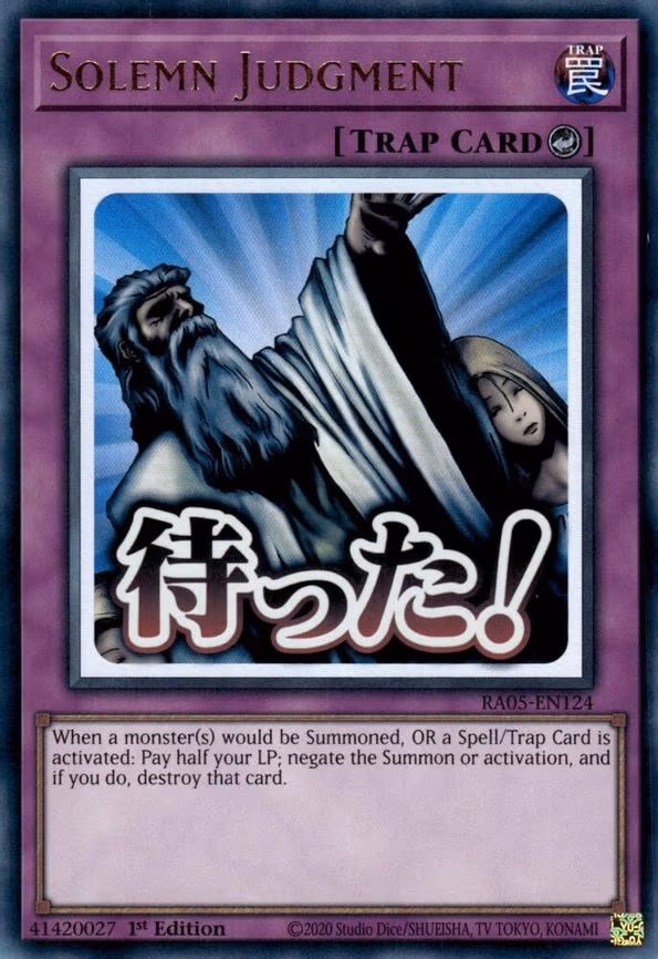 Solemn Judgment - Ultra Rare (RA05-EN124)