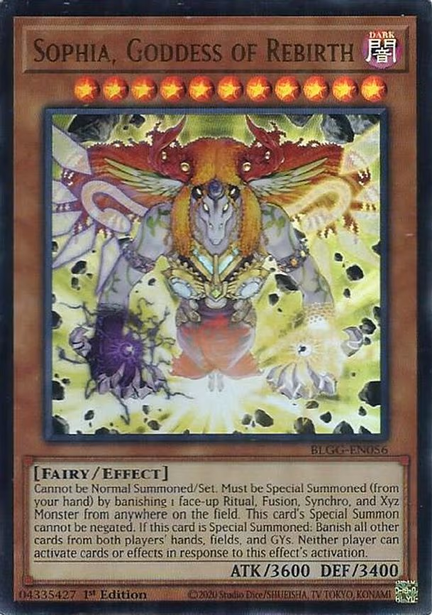 Sophia, Goddess of Rebirth - Ultra Rare (BLGG-EN056)