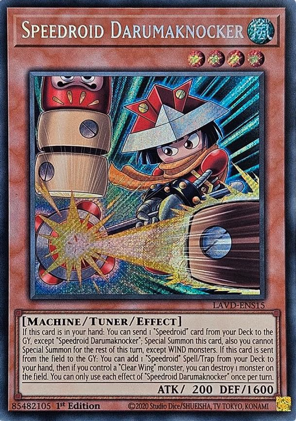 Speedroid Darumaknocker - Secret Rare (LAVD-ENS15)