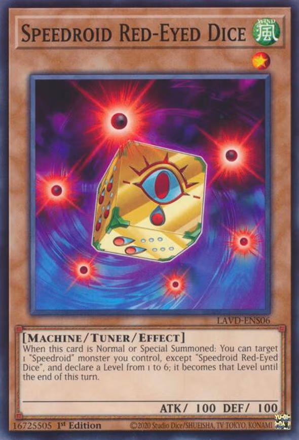 Speedroid Red-Eyed Dice - Common (LAVD-ENS06)
