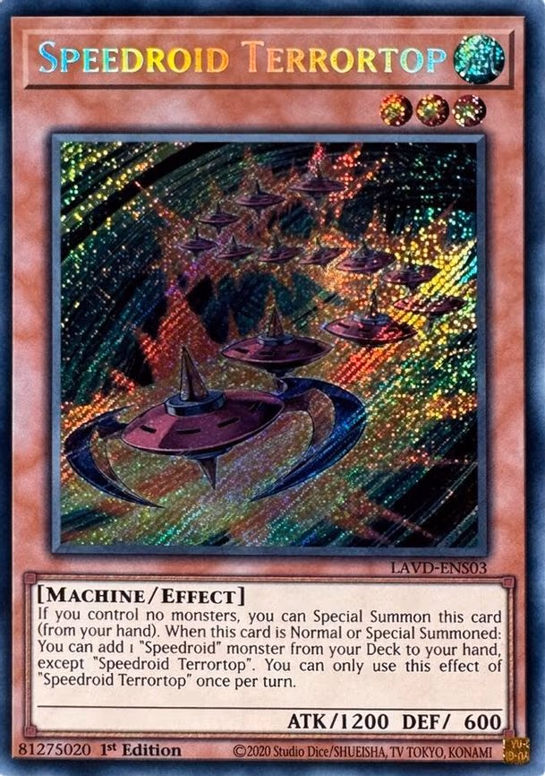 Speedroid Terrortop - Secret Rare (LAVD-ENS03)