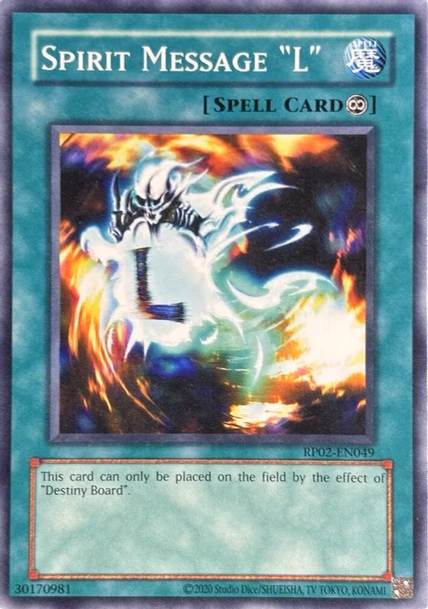 Spirit Message "L" - Common (RP02-EN049)