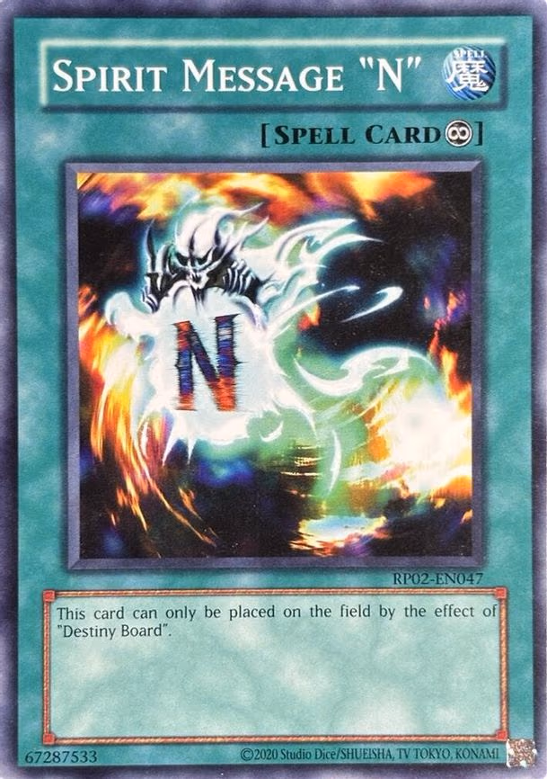 Spirit Message "N" - Common (RP02-EN047)