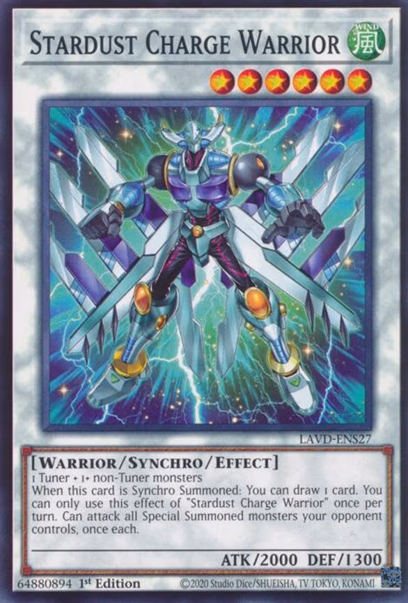 Stardust Charge Warrior - Common (LAVD-ENS27)