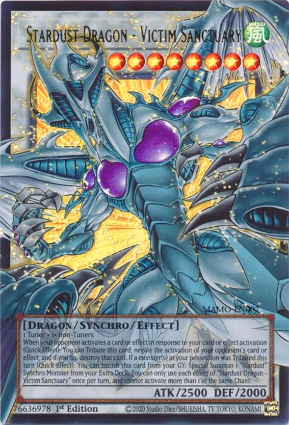 Stardust Dragon - Victim Sanctuary - Ultra Rare (MAMO-EN007)