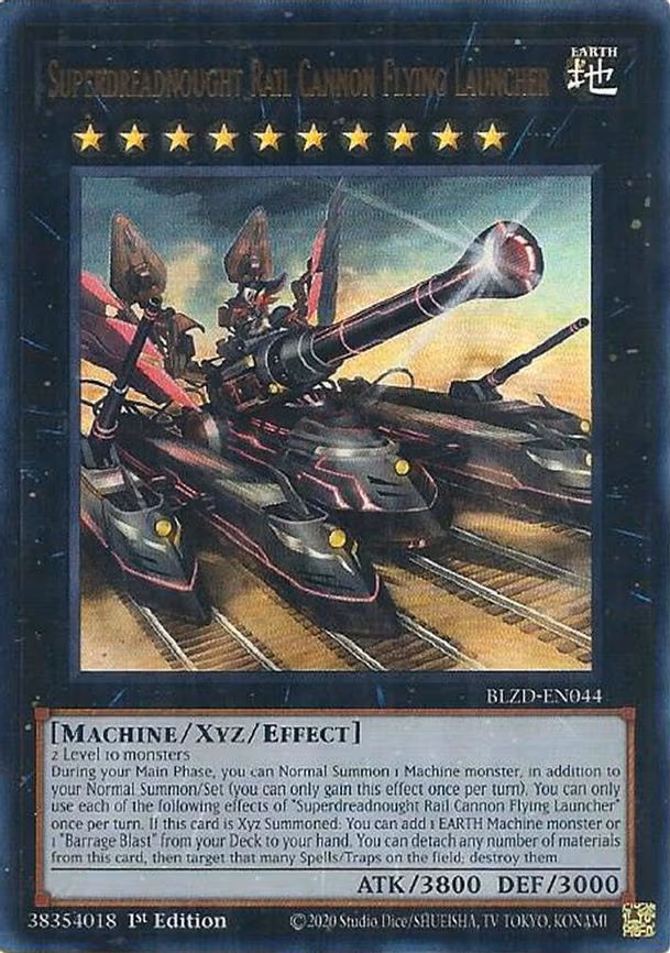 Superdreadnought Rail Cannon Flying Launcher