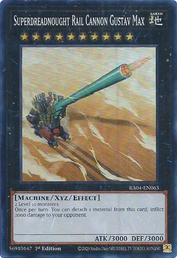 Superdreadnought Rail Cannon Gustav Max