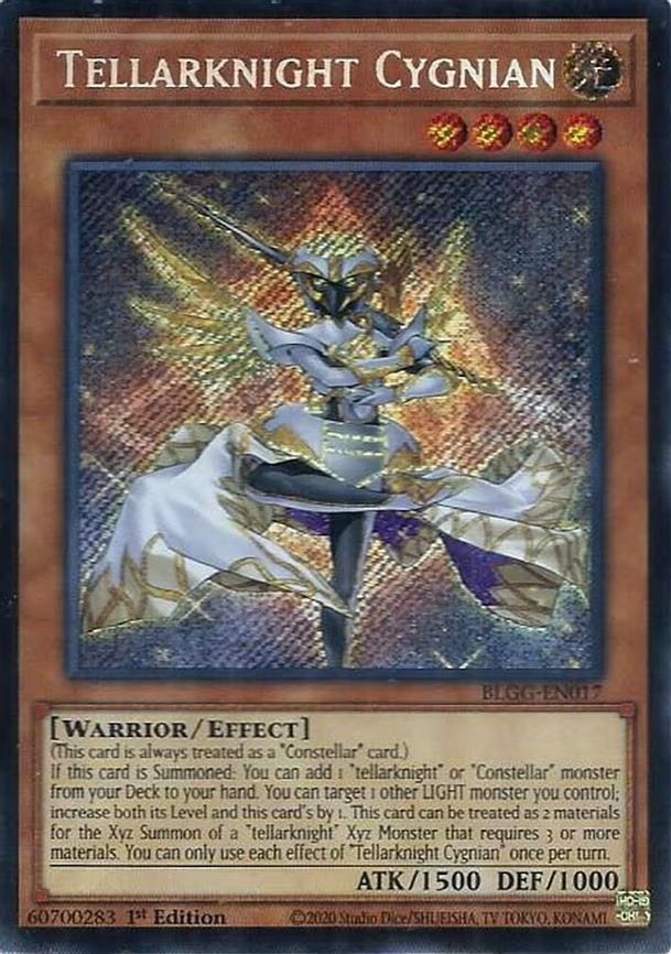 Tellarknight Cygnian - Secret Rare (BLGG-EN017)