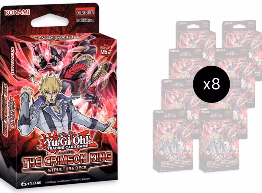 The Crimson King Structure Deck Display [1st Edition]